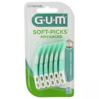 Gum Soft Picks Advanced Pointe Interdentaire Standard B/60 à VIC-FEZENSAC